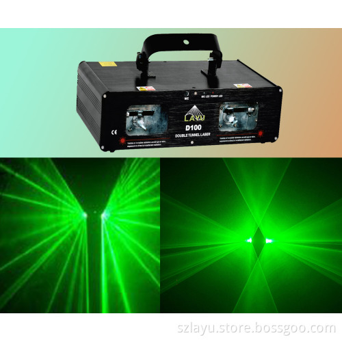 100MW Green Double Laser Light for Club Disco (D100)